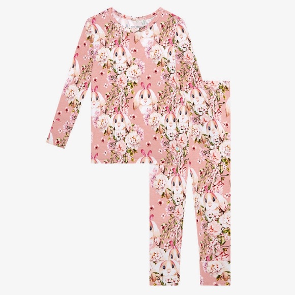 •NEW•Posh Peanut “Babsy” Two Piece Pajamas - Picture 1 of 7